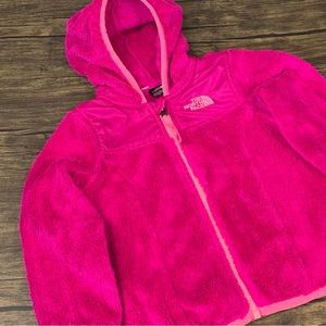 The North Face toddler girl fleece, pink in pink- size 18-24 months